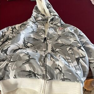 AAPE by A Bathing Ape Reversible Zip up sweater